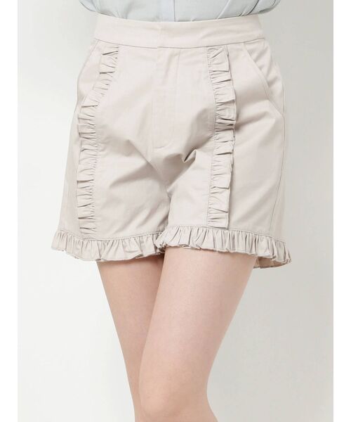 merry jenny（メリージェニー）の「line frill チノショートパンツ（その他パンツ・レディース・ライトブルー/ブラック/ベージュ・FREE）」の22枚目の写真