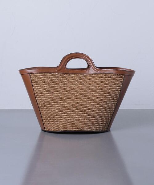 MARNI(マルニ)の「<MARNI(マルニ)>LTH/LFA ロゴ バッグ ■■■(トートバッグ・レディース・ブラウン・FREE)」の4枚目の写真