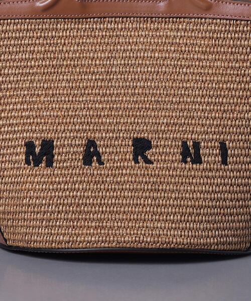 MARNI(マルニ)の「<MARNI(マルニ)>LTH/LFA ロゴ バッグ ■■■(トートバッグ・レディース・ブラウン・FREE)」の10枚目の写真