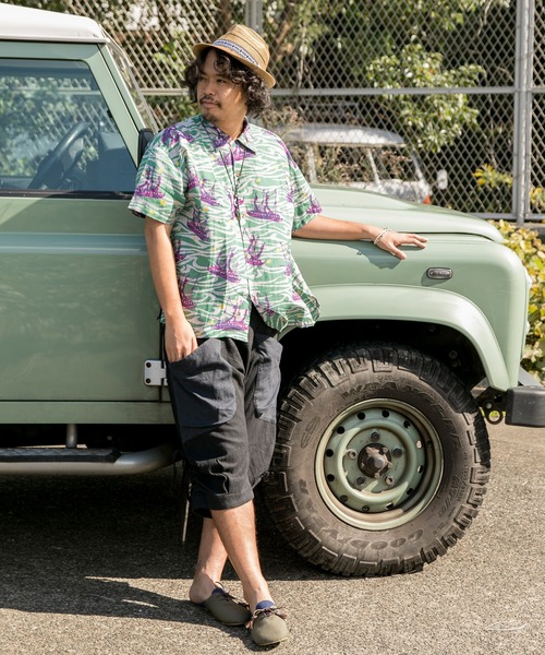 チャイハネ（チャイハネ）の「【チャイハネ】yul レゴアMEN'Sサルエルハーフパンツ（その他パンツ・メンズ・ホワイト/ブラック/ベージュ/カーキ/ブルー・FREE）」の7枚目の写真