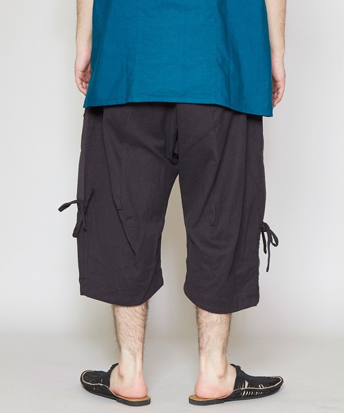 チャイハネ（チャイハネ）の「【チャイハネ】yul レゴアMEN'Sサルエルハーフパンツ（その他パンツ・メンズ・ホワイト/ブラック/ベージュ/カーキ/ブルー・FREE）」の11枚目の写真