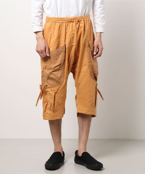 チャイハネ（チャイハネ）の「【チャイハネ】yul レゴアMEN'Sサルエルハーフパンツ（その他パンツ・メンズ・ホワイト/ブラック/ベージュ/カーキ/ブルー・FREE）」の18枚目の写真