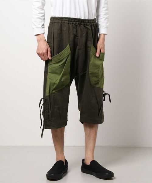 チャイハネ（チャイハネ）の「【チャイハネ】yul レゴアMEN'Sサルエルハーフパンツ（その他パンツ・メンズ・ホワイト/ブラック/ベージュ/カーキ/ブルー・FREE）」の19枚目の写真