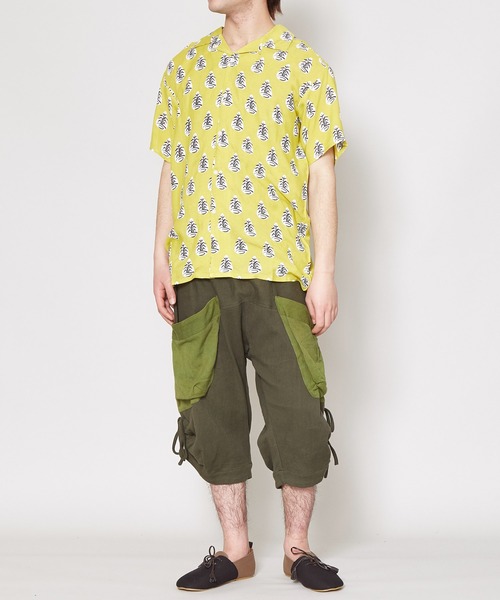 チャイハネ（チャイハネ）の「【チャイハネ】yul レゴアMEN'Sサルエルハーフパンツ（その他パンツ・メンズ・ホワイト/ブラック/ベージュ/カーキ/ブルー・FREE）」の20枚目の写真