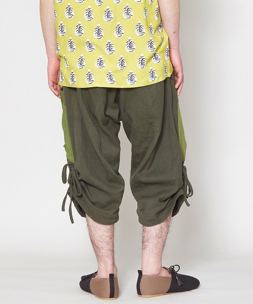 チャイハネ（チャイハネ）の「【チャイハネ】yul レゴアMEN'Sサルエルハーフパンツ（その他パンツ・メンズ・ホワイト/ブラック/ベージュ/カーキ/ブルー・FREE）」の22枚目の写真