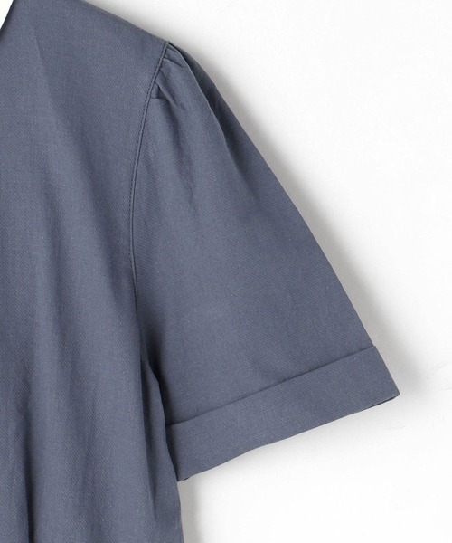 179/WG（イチナナキュウダブルジー）の「クレリックシャツワンピース（シャツワンピース・レディース・ブルー/グリーン/ピンク・MEDIUM）」の12枚目の写真