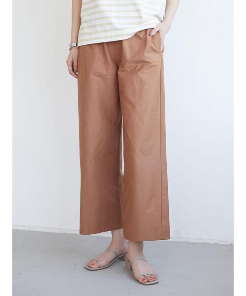 CRAFT STANDARD BOUTIQUE（クラフトスタンダードブティック）の「シェフワイドパンツ　＊（その他パンツ・レディース・ネイビー/ブラウン・L/M）」の5枚目の写真