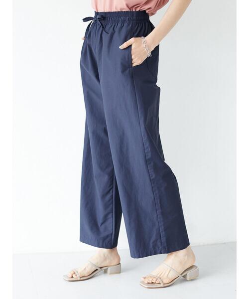 CRAFT STANDARD BOUTIQUE（クラフトスタンダードブティック）の「シェフワイドパンツ　＊（その他パンツ・レディース・ネイビー/ブラウン・L/M）」の10枚目の写真