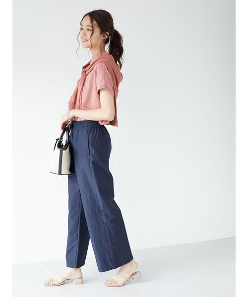 CRAFT STANDARD BOUTIQUE（クラフトスタンダードブティック）の「シェフワイドパンツ　＊（その他パンツ・レディース・ネイビー/ブラウン・L/M）」の11枚目の写真