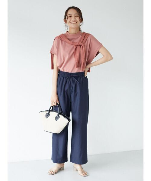 CRAFT STANDARD BOUTIQUE（クラフトスタンダードブティック）の「シェフワイドパンツ　＊（その他パンツ・レディース・ネイビー/ブラウン・L/M）」の13枚目の写真