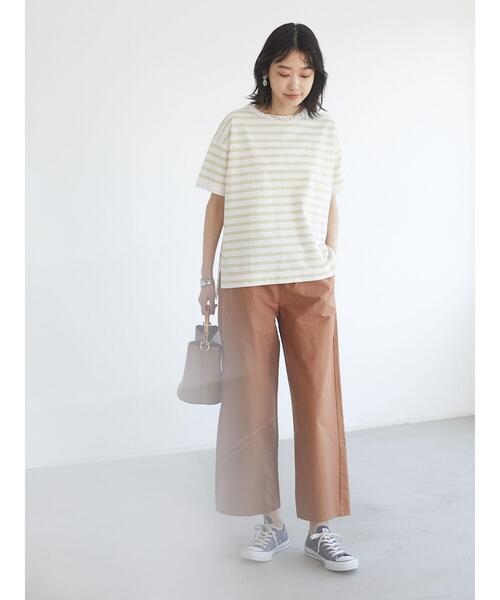 CRAFT STANDARD BOUTIQUE（クラフトスタンダードブティック）の「シェフワイドパンツ　＊（その他パンツ・レディース・ネイビー/ブラウン・L/M）」の14枚目の写真