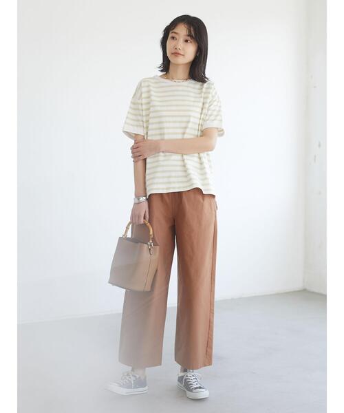 CRAFT STANDARD BOUTIQUE（クラフトスタンダードブティック）の「シェフワイドパンツ　＊（その他パンツ・レディース・ネイビー/ブラウン・L/M）」の15枚目の写真