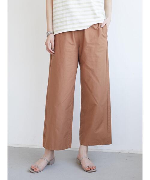 CRAFT STANDARD BOUTIQUE（クラフトスタンダードブティック）の「シェフワイドパンツ　＊（その他パンツ・レディース・ネイビー/ブラウン・L/M）」の17枚目の写真