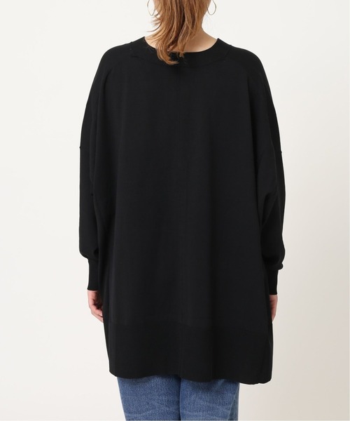 JOURNAL STANDARD（ジャーナルスタンダード）の「HTコットンポンチョカーディガン◆3（カーディガン/ボレロ・レディース・グレー/ブラック・FREE）」の10枚目の写真