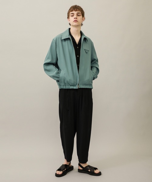 KIIT(キート)の「【KIIT】EX.FRONT ZIP BLOUSON(ブルゾン・メンズ・ブラック/チェック/グリーン・2/1)」の7枚目の写真