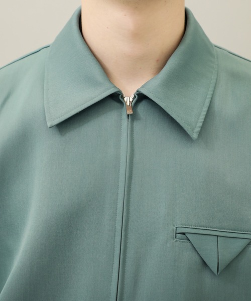 KIIT(キート)の「【KIIT】EX.FRONT ZIP BLOUSON(ブルゾン・メンズ・ブラック/チェック/グリーン・2/1)」の20枚目の写真
