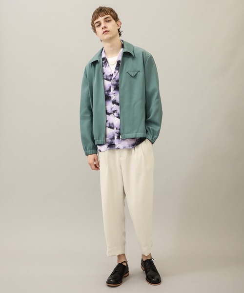 KIIT(キート)の「【KIIT】EX.FRONT ZIP BLOUSON(ブルゾン・メンズ・ブラック/チェック/グリーン・2/1)」の6枚目の写真