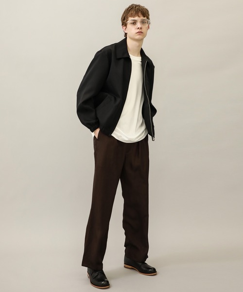 KIIT(キート)の「【KIIT】EX.FRONT ZIP BLOUSON(ブルゾン・メンズ・ブラック/チェック/グリーン・2/1)」の8枚目の写真