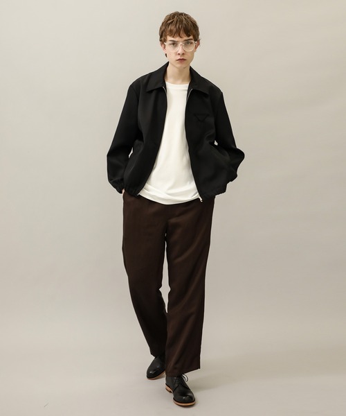 KIIT(キート)の「【KIIT】EX.FRONT ZIP BLOUSON(ブルゾン・メンズ・ブラック/チェック/グリーン・2/1)」の9枚目の写真