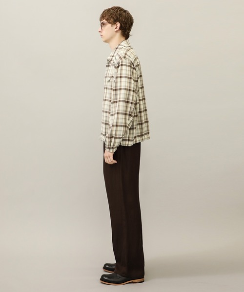 KIIT(キート)の「【KIIT】EX.FRONT ZIP BLOUSON(ブルゾン・メンズ・ブラック/チェック/グリーン・2/1)」の13枚目の写真