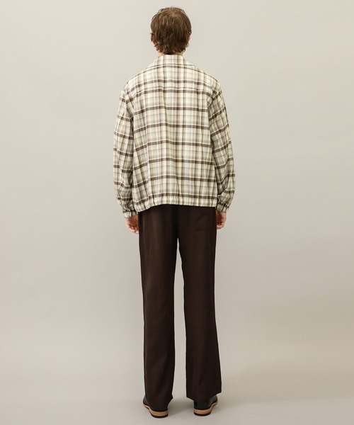 KIIT(キート)の「【KIIT】EX.FRONT ZIP BLOUSON(ブルゾン・メンズ・ブラック/チェック/グリーン・2/1)」の16枚目の写真