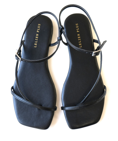 AmiAmi(アミアミ)の「華奢ストラップスクエアトゥトングサンダル(サンダル・レディース・ホワイト/ブラック/ベージュ/カーキ/ブラウン・LL/S/M/L)」の20枚目の写真