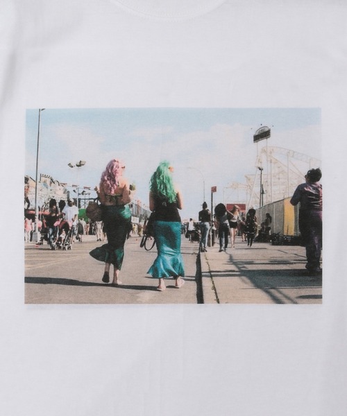 ADAM ET ROPE'（アダムエロペ）の「【WEB限定】旅するフォトTEE（Tシャツ/カットソー・レディース・ホワイト/ホワイト系その他/ホワイト系その他2・FREE）」の9枚目の写真