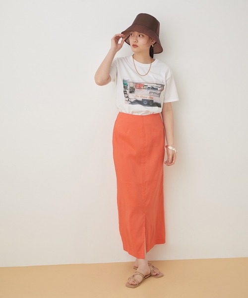 ADAM ET ROPE'（アダムエロペ）の「【WEB限定】旅するフォトTEE（Tシャツ/カットソー・レディース・ホワイト/ホワイト系その他/ホワイト系その他2・FREE）」の11枚目の写真