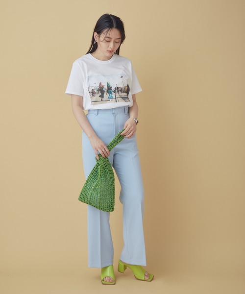 soyy. アダムエロペ　フォトT ADAM ET ROPE'（アダムエロペ）の「【WEB限定】旅するフォトTEE