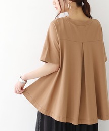 n'OrLABEL | 『撥水&吸水モックネックフレアTシャツ』(Tシャツ/カットソー)