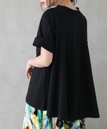 n'OrLABEL | 『撥水&吸水モックネックフレアTシャツ』(Tシャツ/カットソー)