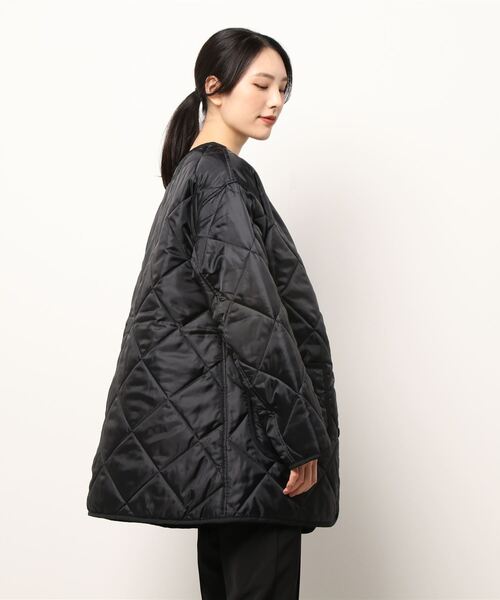 Lee(リー)の「【Lee】KILTING LINER COAT(ミリタリージャケット・レディース・ブラック/カーキ・FREE)」の3枚目の写真