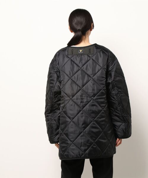 Lee(リー)の「【Lee】KILTING LINER COAT(ミリタリージャケット・レディース・ブラック/カーキ・FREE)」の4枚目の写真