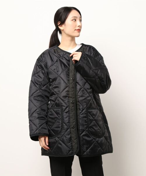 Lee(リー)の「【Lee】KILTING LINER COAT(ミリタリージャケット・レディース・ブラック/カーキ・FREE)」の6枚目の写真