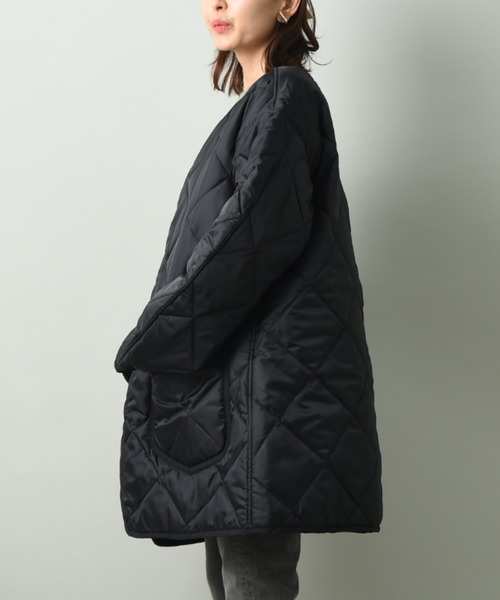 Lee(リー)の「【Lee】KILTING LINER COAT(ミリタリージャケット・レディース・ブラック/カーキ・FREE)」の11枚目の写真