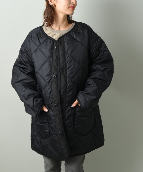 Lee(リー)の「【Lee】KILTING LINER COAT(ミリタリージャケット・レディース・ブラック/カーキ・FREE)」の12枚目の写真