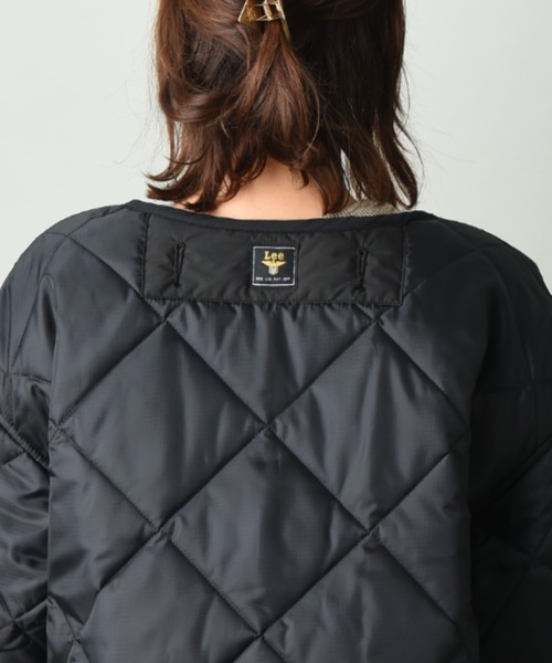 Lee(リー)の「【Lee】KILTING LINER COAT(ミリタリージャケット・レディース・ブラック/カーキ・FREE)」の7枚目の写真