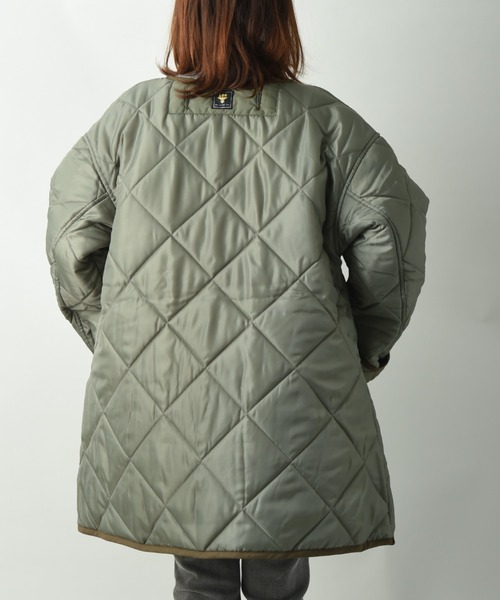 Lee(リー)の「【Lee】KILTING LINER COAT(ミリタリージャケット・レディース・ブラック/カーキ・FREE)」の16枚目の写真