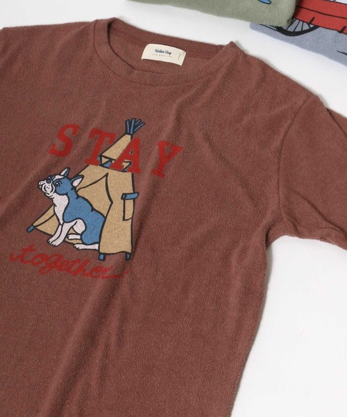 セール Bay カイルアベイ Kailua Kailua Bay カイルアベイ のファッション アニマルイラスト ルームウェア パイル半袖tシャツ ルームウェア パジャマ Kailua