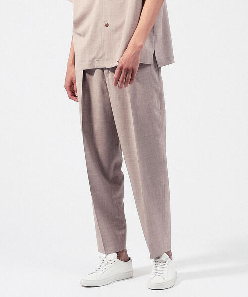 TOMORROWLAND （トゥモローランド）の「ウールレーヨン サイドアジャスターパンツ（その他パンツ・メンズ・ネイビー/ベージュ/ライトグレー/ダークブラウン・M/XS/S）」の15枚目の写真
