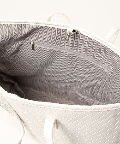 Ambre Neige(アンブルネージュ)の「ポーチ付きメッシュトートバック/【WEB/EC限定商品】(トートバッグ・レディース・ホワイト/ベージュ・FREE)」の6枚目の写真