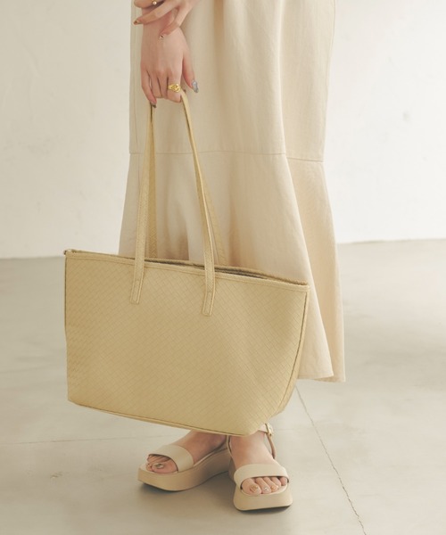 Ambre Neige(アンブルネージュ)の「ポーチ付きメッシュトートバック/【WEB/EC限定商品】(トートバッグ・レディース・ホワイト/ベージュ・FREE)」の22枚目の写真