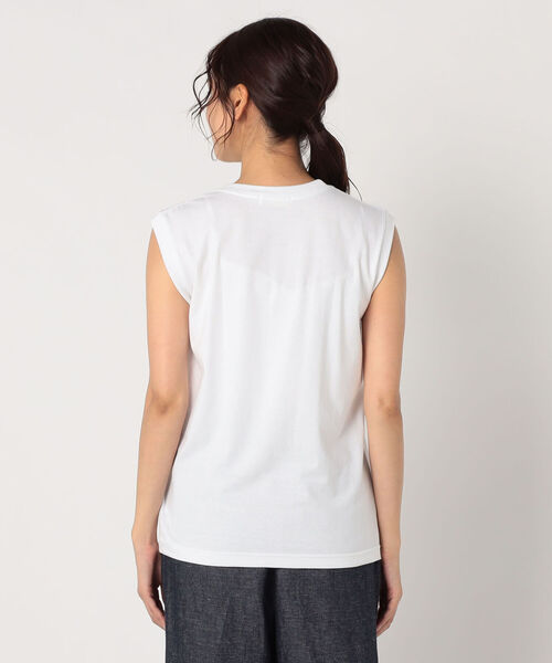 GOOD ROCK SPEED（グッドロックスピード）の「【GOOD ROCK SPEED/グッドロックスピード】フォトプリントノースリTシャツ（Tシャツ/カットソー・レディース・ホワイト系その他2/ホワイト系その他3/ホワイト系その他4・FREE）」の5枚目の写真