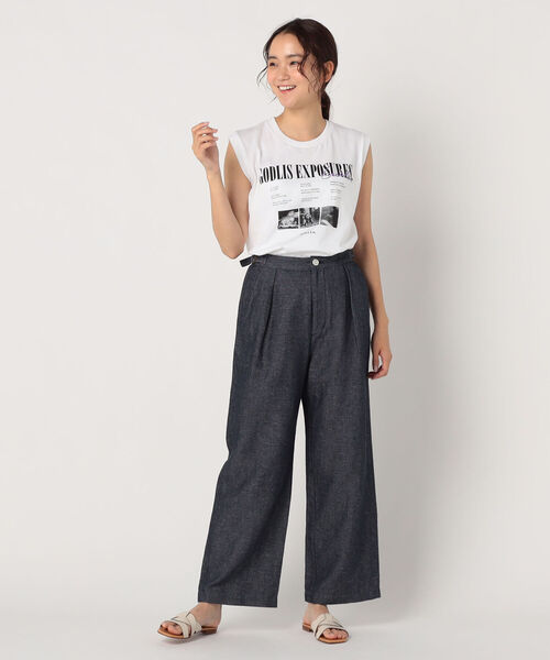 GOOD ROCK SPEED（グッドロックスピード）の「【GOOD ROCK SPEED/グッドロックスピード】フォトプリントノースリTシャツ（Tシャツ/カットソー・レディース・ホワイト系その他2/ホワイト系その他3/ホワイト系その他4・FREE）」の13枚目の写真