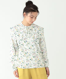 BEAMS BOY | BEAMS BOY / リバティ デタッチャブル フリルカラー シャツ(シャツ/ブラウス)
