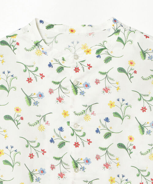 BEAMS BOY（ビームスボーイ）の「BEAMS BOY / リバティ デタッチャブル フリルカラー シャツ（シャツ/ブラウス・レディース・オフホワイト/ブルー・ONE SIZE）」の12枚目の写真