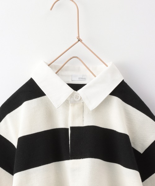 LOWRYS FARM(ローリーズファーム)の「BIGラガーシャツSS 951206(Tシャツ/カットソー・キッズ・ブラック/レッド/グリーン・110cm/120cm/130cm)」の8枚目の写真