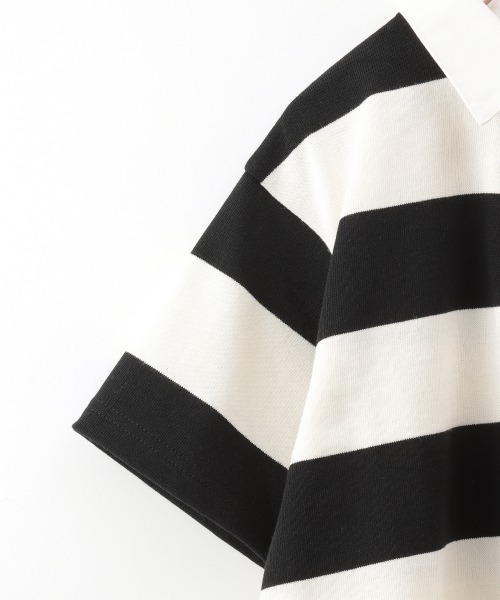 LOWRYS FARM(ローリーズファーム)の「BIGラガーシャツSS 951206(Tシャツ/カットソー・キッズ・ブラック/レッド/グリーン・110cm/120cm/130cm)」の12枚目の写真