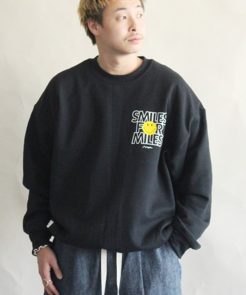 MANASTASH（マナスタッシュ）の「MANASTASH/マナスタッシュ　SFM SWEAT SHIRT SFMスウェットシャツ 7113111（スウェット・メンズ・ライトグレー/ブラック・MEDIUM/LARGE/X-LARGE）」の8枚目の写真
