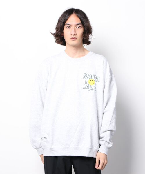 MANASTASH（マナスタッシュ）の「MANASTASH/マナスタッシュ　SFM SWEAT SHIRT SFMスウェットシャツ 7113111（スウェット・メンズ・ライトグレー/ブラック・MEDIUM/LARGE/X-LARGE）」の14枚目の写真
